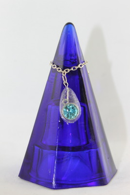 Clear Resin - Bracelet, December, Birthstone 