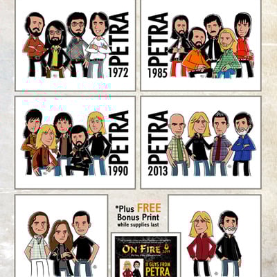 The eras of petra cartoon print pack