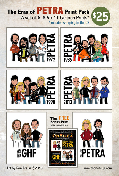 The Eras of Petra Cartoon Print Pack