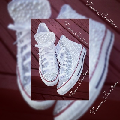Adult Custom Bling Converse (Size 4-9)