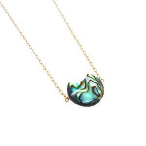 Abalone Shell Necklace - Thumbnail 1