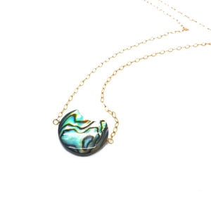 Abalone Shell Necklace - Thumbnail 2