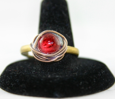 "Skip-A-Beat" Wire Wrapped Ring 