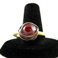 "Skip-A-Beat" Wire Wrapped Ring  - Thumbnail 1