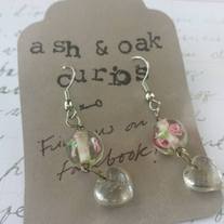 Rosie Heart Dangle Earrings 
