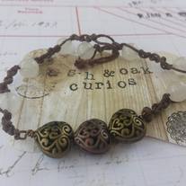 Scroll Heart Bracelet 