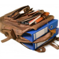 Vintage 22" long Handmade leather bag rucksack /backpack bag,book,iPad,tablet shoulder laptop messenger bag weekend pick nick bag Travel Bag - Thumbnail 4