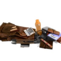 24x12x9" New Men's Boy's Real Bull Leather Shoulders School Bag Backpack Luggage Hiking Bags Weekend Pick nick Bag, Gym Bag - Thumbnail 4