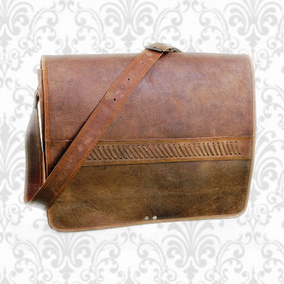 16x12x5" new large leather bag handbag office bag leather briefcase college bag leather laptop bag mac book bag unisex leather bag messenger bag