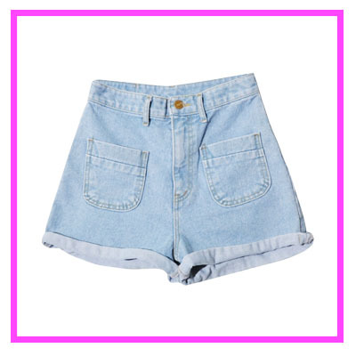 Pocket high waisted short
