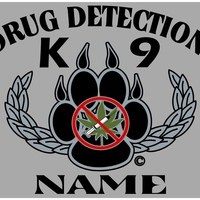 Alpha Drug Detection K-9 kennel tag - Thumbnail 1