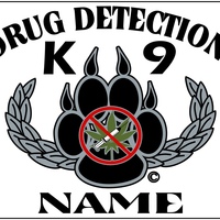Alpha Drug Detection K-9 kennel tag - Thumbnail 2