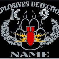 Alpha Explosives Detection K-9 kennel tag - Thumbnail 1