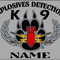 Alpha Explosives Detection K-9 kennel tag - Thumbnail 2