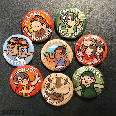 Avatar: The Last Airbender Pin Set (8)