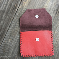 Red & Brown Leather  - Thumbnail 2