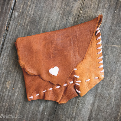 Two-toned brown leather 