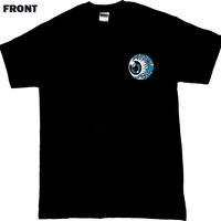 Surf Skate 100% cotton black Tshirt - Thumbnail 1