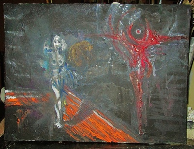 Powder Begat Dust, a painting