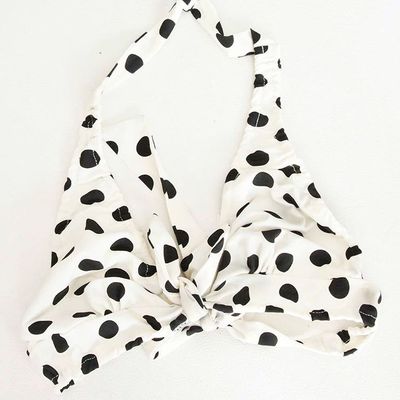 Y2k gyaru dotted bikini top - Thumbnail 5