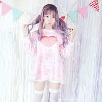 French Lace Over knee socks - Thumbnail 1