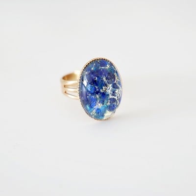 *sale* cobalt blue opal ring