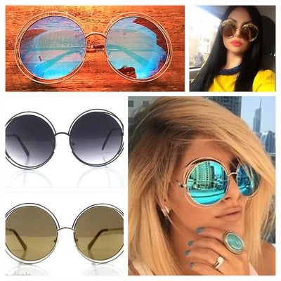 Xxl bohemian round sunglasses-tde