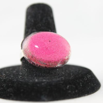 "oval pillow top" ring in princess punch 