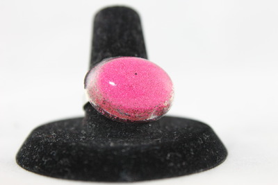 "Oval Pillow Top" Ring in Princess Punch 