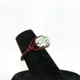 "Peridot Trio" Wire Wrapped Ring -1