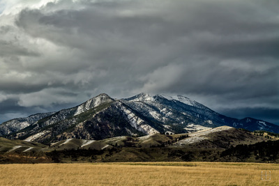 Bridger Mountains on Lustre Paper