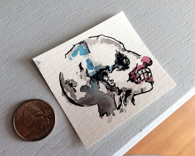 Original "Scary Stories" Inspired Watercolor