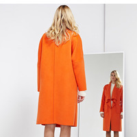 C IMPRESS FASHION WAVY WOOLEN COAT DY1504011 - Thumbnail 3