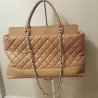 CHANEL Tan Tote Bag - Thumbnail 1