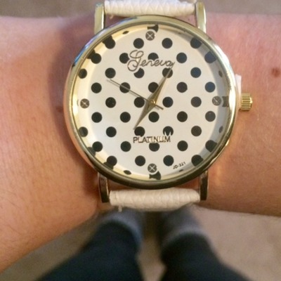 Polka dot watch!