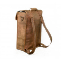 Vintage Handmade Leather Laptop Backpack Mac-book Messenger Office Satchel Shoulder School Collage Bag - Thumbnail 1