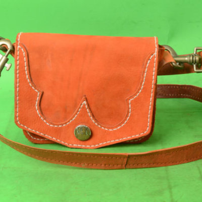 Handmade leather purse - magic pouch - hip bag - full grain bufello hide leather bag - bridesmaid gift - custom orders