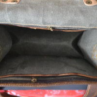 10" Leather bag Handmade Office bag Hand bag leather Briefcase College bag School bag Camera Bag Messenger Bag shoulder bag Camera Bag - Thumbnail 3