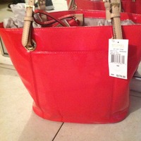 100% Authentic Brand New Michael Kors Leather Tote - Thumbnail 3