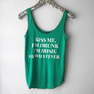 Kiss me, i'm drunk, i'm irish, or whatever tank
