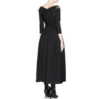 MILANO FASHION WEEK DEEP V NECK CLASSIC PARTY DRESS UK6 - Thumbnail 2