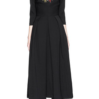 MILANO FASHION WEEK DEEP V NECK CLASSIC PARTY DRESS UK6 - Thumbnail 4