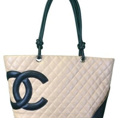 Chanel quilted tote bag
