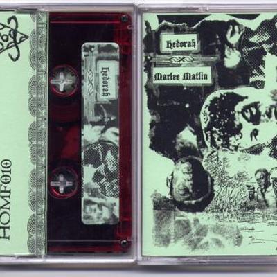 Homf010 - hedorah / marlee matlin split c24 cassette tape - Thumbnail 5