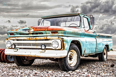 Truck on Lustre Paper