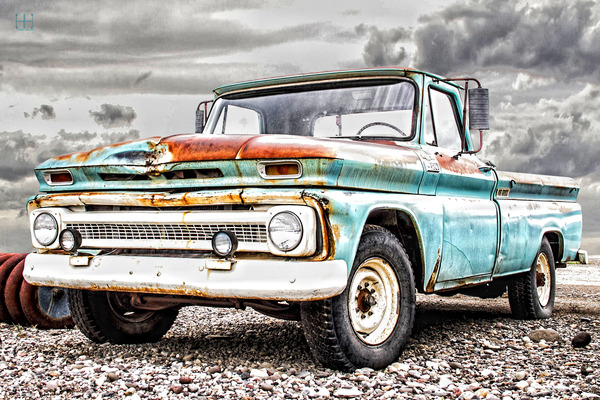 Truck on Lustre Paper