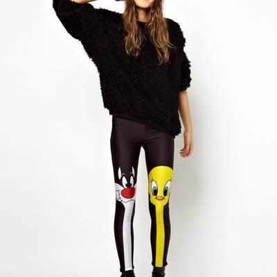 Street fashion cute cartoon figured leggings sm15xdd06 - Thumbnail 4
