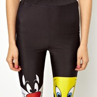 STREET FASHION CUTE CARTOON FIGURED LEGGINGS SM15XDD06 - Thumbnail 3