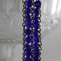 Katrina; Swarovski Crystal Cobalt Blue Bracelet  - Thumbnail 4