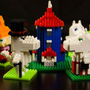 MOOMIN VALLEY 6 Character Micro Block Nano Block Moomin's Family Little My Set - Thumbnail 2